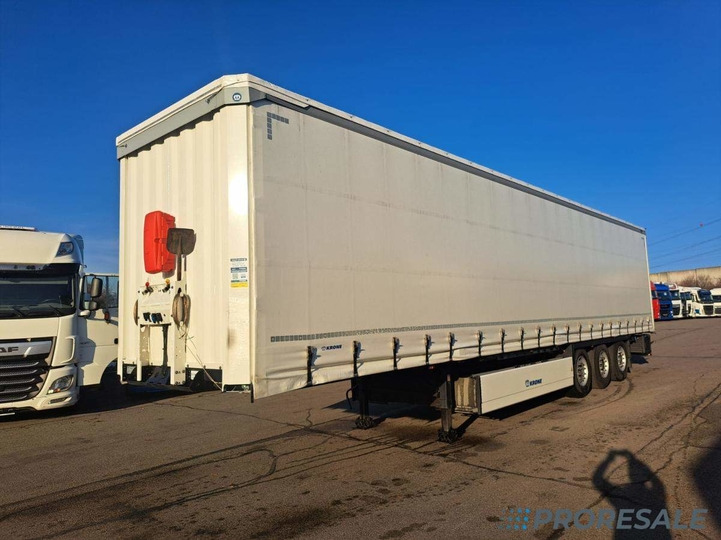 KRONE SD PROFI LINER + paletový koš 32 palet + 2 x zvedací náprava - Poluprikolica sa ceradom: slika 2 KRONE SD PROFI LINER + paletový koš 32 palet + 2 x zvedací náprava - Poluprikolica sa ceradom: slika 2