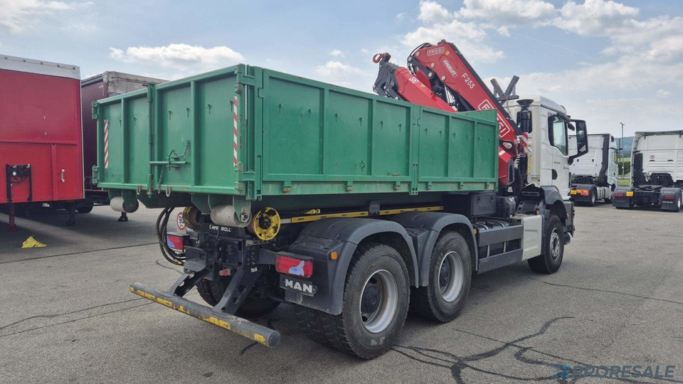 MAN TGS 480 6x4 EURO 6 / EVERLIFT kontejner + hydraulická ruka FASSI F255A.2.26 - Kamion sa tovarnim sandukom, Kamion sa dizalicom: slika 3 MAN TGS 480 6x4 EURO 6 / EVERLIFT kontejner + hydraulická ruka FASSI F255A.2.26 - Kamion sa tovarnim sandukom, Kamion sa dizalicom: slika 3