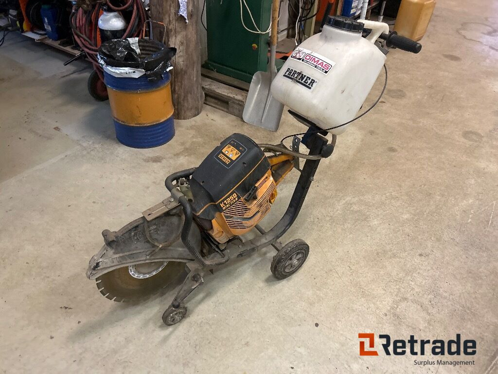 Asfalt og betong sag Partner K 1250 - Građevinska oprema: slika 1 Asfalt og betong sag Partner K 1250 - Građevinska oprema: slika 1