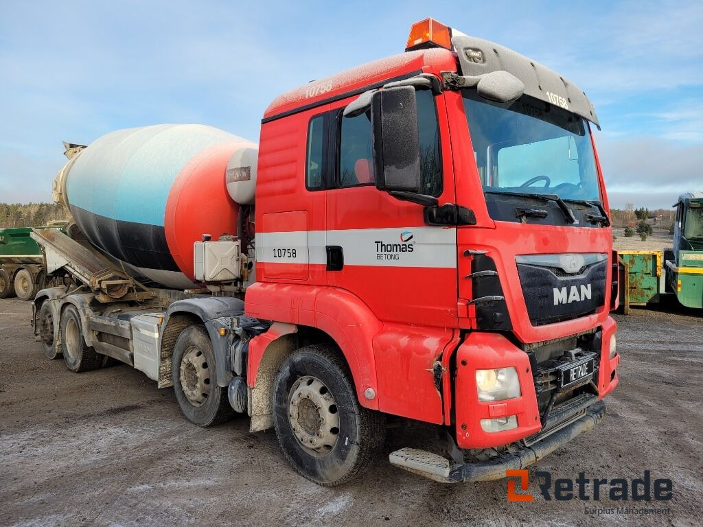 Betongbil 4-axlig Betongroterare MAN TGS 35.400 8X2-4 BL Euro 6 - Mikser za beton: slika 3 Betongbil 4-axlig Betongroterare MAN TGS 35.400 8X2-4 BL Euro 6 - Mikser za beton: slika 3