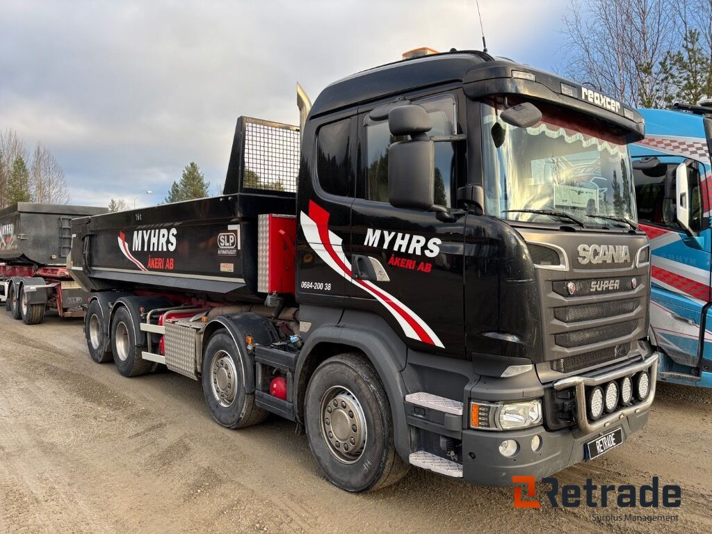 Istovarivač, Abrol/ Autopodizač prikolica Kassettbilsekipage Scania R730 8X4: slika 8