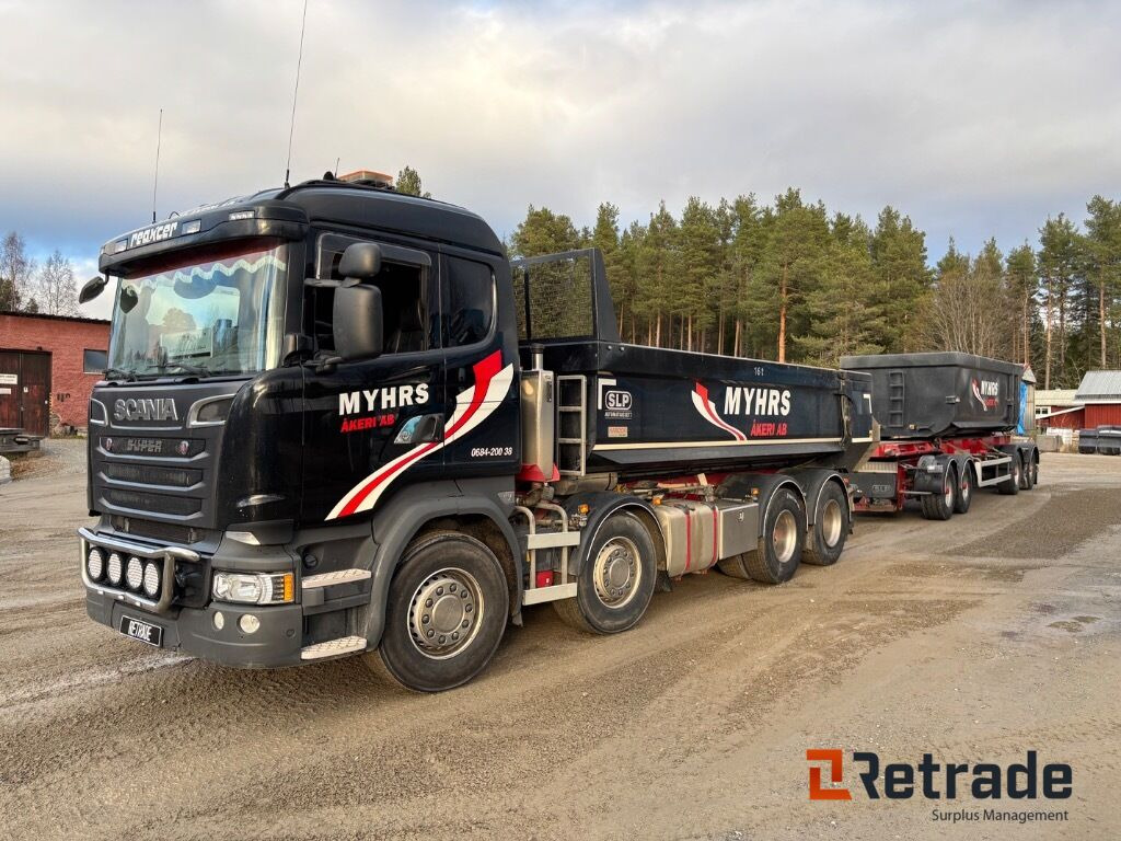 Kassettbilsekipage Scania R730 8X4 - Istovarivač, Abrol/ Autopodizač prikolica: slika 1 Kassettbilsekipage Scania R730 8X4 - Istovarivač, Abrol/ Autopodizač prikolica: slika 1