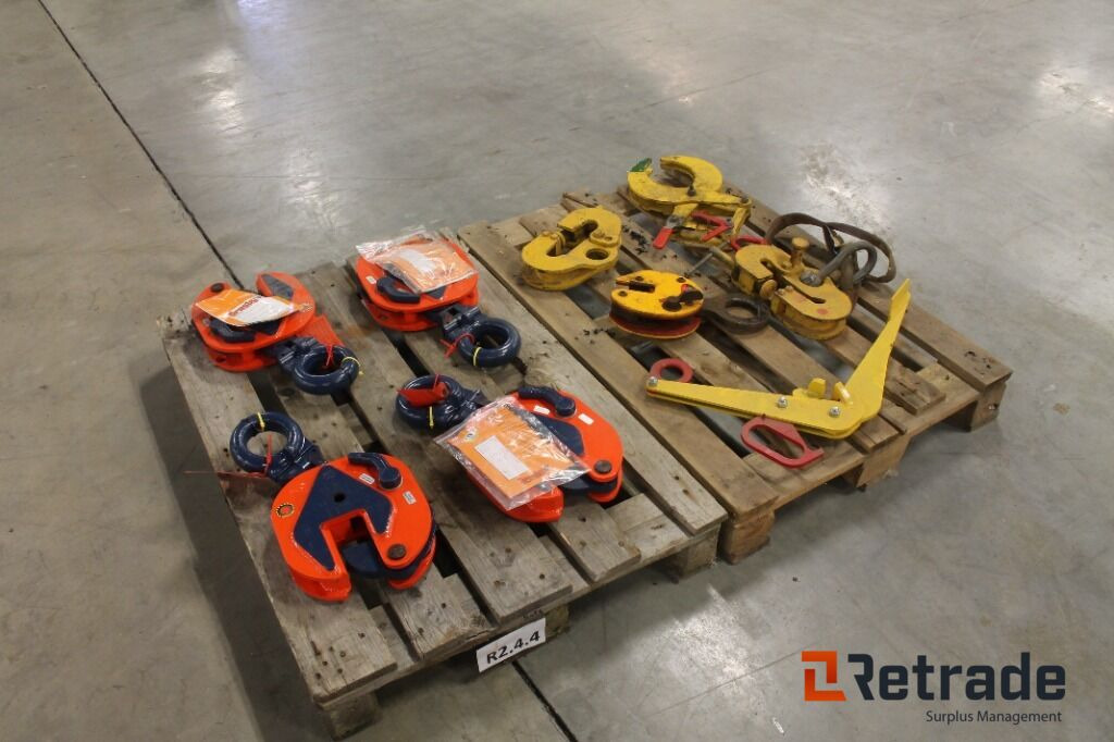 Lot løfteutstyr for H-bjelker - Skladišna oprema: slika 1 Lot løfteutstyr for H-bjelker - Skladišna oprema: slika 1