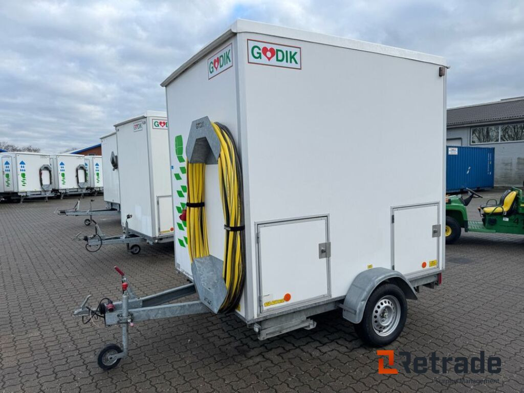 Scanvogn Badmobil Xl B m/2 WC og kværn (A0025180) - Građevinski kontejner, Prikolica: slika 1 Scanvogn Badmobil Xl B m/2 WC og kværn (A0025180) - Građevinski kontejner, Prikolica: slika 1