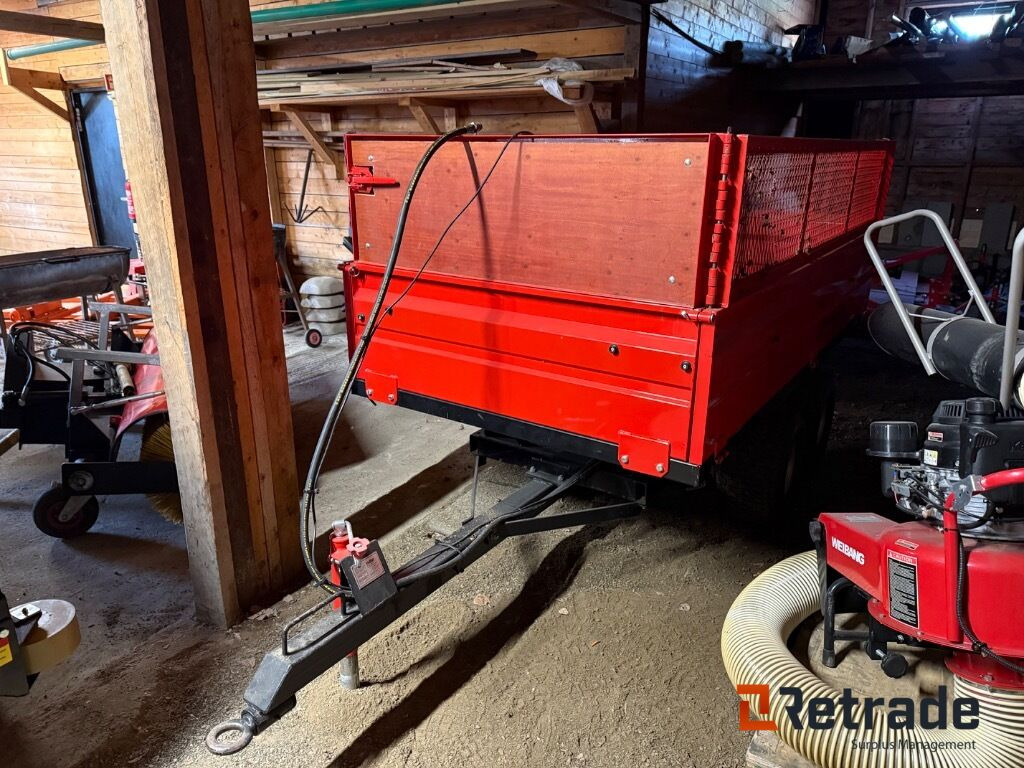 Traktor/Atv tilhenger med hydraulisk tipp - Plato prikolica: slika 1 Traktor/Atv tilhenger med hydraulisk tipp - Plato prikolica: slika 1