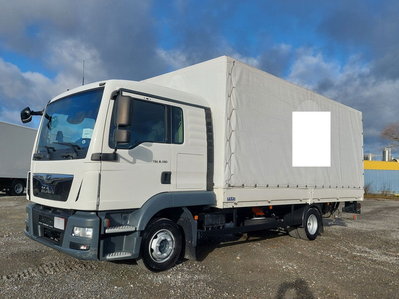 MAN TGL 8.190 L 4x2 Euro 6 LBW AHK - Kamion sa ceradom: slika 1 MAN TGL 8.190 L 4x2 Euro 6 LBW AHK - Kamion sa ceradom: slika 1
