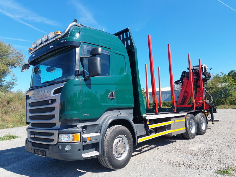 Scania R490 6x4 Euro 6 Kurzholz Palfinger AHK (2) - Šticar, Kamion sa dizalicom: slika 1 Scania R490 6x4 Euro 6 Kurzholz Palfinger AHK (2) - Šticar, Kamion sa dizalicom: slika 1