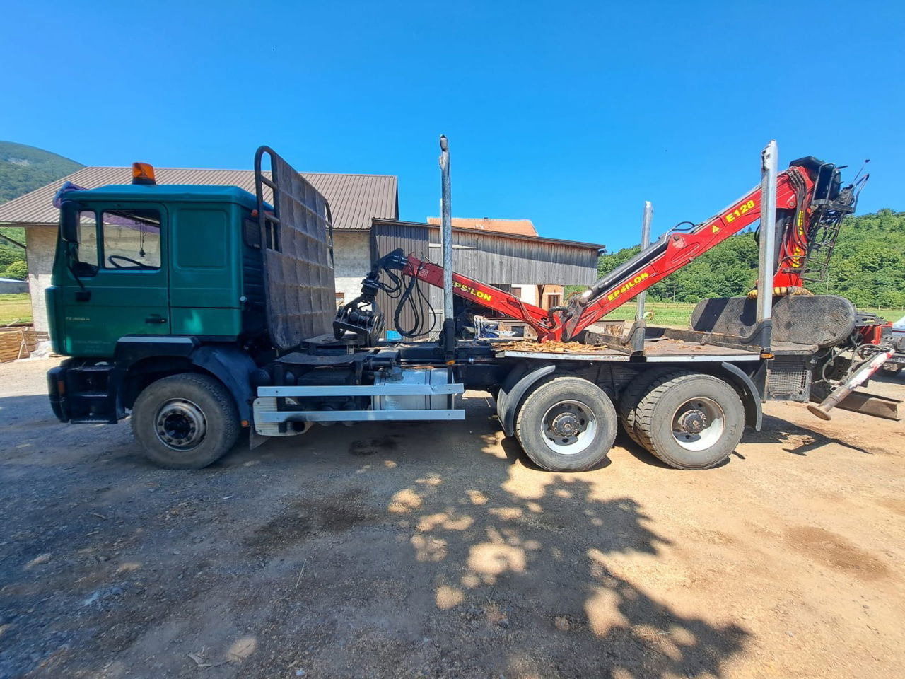 MAN 33.464 6x4 forest truck - Complete Spring - Epsilon E128 + scissors - Šticar: slika 3 MAN 33.464 6x4 forest truck - Complete Spring - Epsilon E128 + scissors - Šticar: slika 3