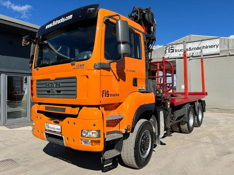 MAN TGA 33.480 6x6 forest truck - Complete Spring - LIV 170 Z + scissors - Šticar: slika 1 MAN TGA 33.480 6x6 forest truck - Complete Spring - LIV 170 Z + scissors - Šticar: slika 1