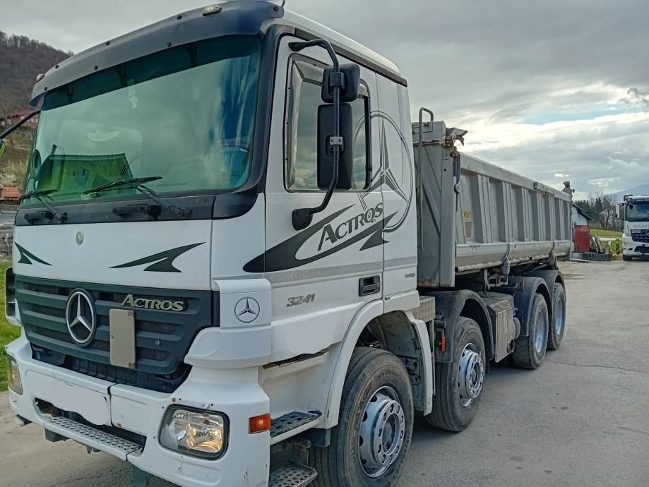 Mercedes-Benz Actros 3241 8x4 meiller tipper - bordmatic - Istovarivač: slika 1 Mercedes-Benz Actros 3241 8x4 meiller tipper - bordmatic - Istovarivač: slika 1