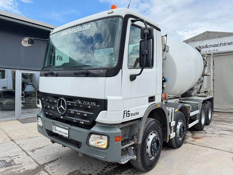 Mercedes-Benz Actros 3241 8x4 mixer 9m3 - Mikser za beton: slika 1 Mercedes-Benz Actros 3241 8x4 mixer 9m3 - Mikser za beton: slika 1