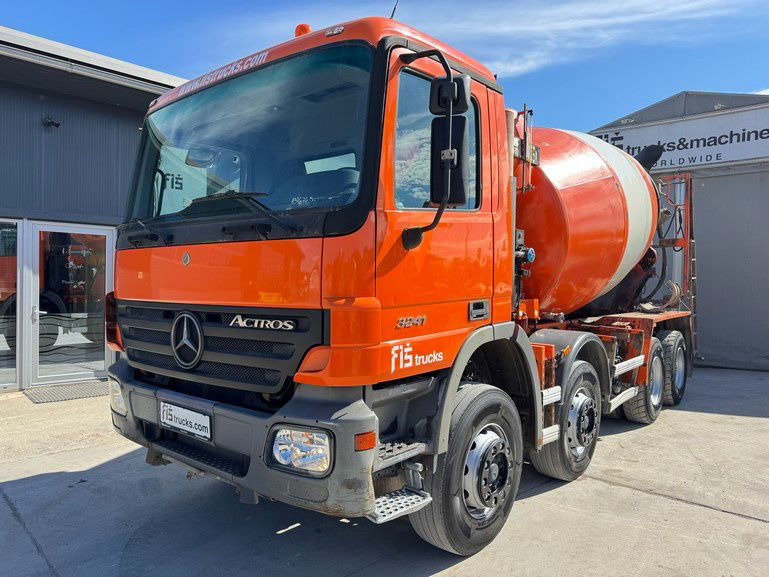 Mercedes-Benz Actros 3241 8x4 mixer 9m3 - Mikser za beton: slika 1 Mercedes-Benz Actros 3241 8x4 mixer 9m3 - Mikser za beton: slika 1