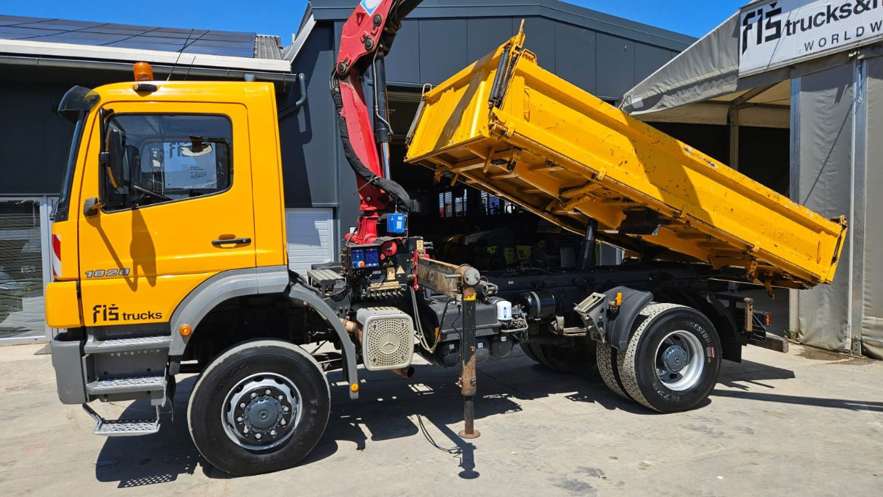 Mercedes-Benz Atego 1828 AK meiller tipper 4x4 - crane 9.5M - remote control - Istovarivač: slika 3 Mercedes-Benz Atego 1828 AK meiller tipper 4x4 - crane 9.5M - remote control - Istovarivač: slika 3