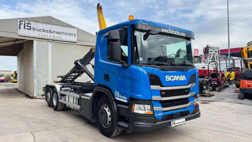 Scania P 360 6x2 palfinger abroll tipper - steering axle Scania P 360 6x2 palfinger abroll tipper - steering axle: slika 11 Scania P 360 6x2 palfinger abroll tipper - steering axle Scania P 360 6x2 palfinger abroll tipper - steering axle: slika 11