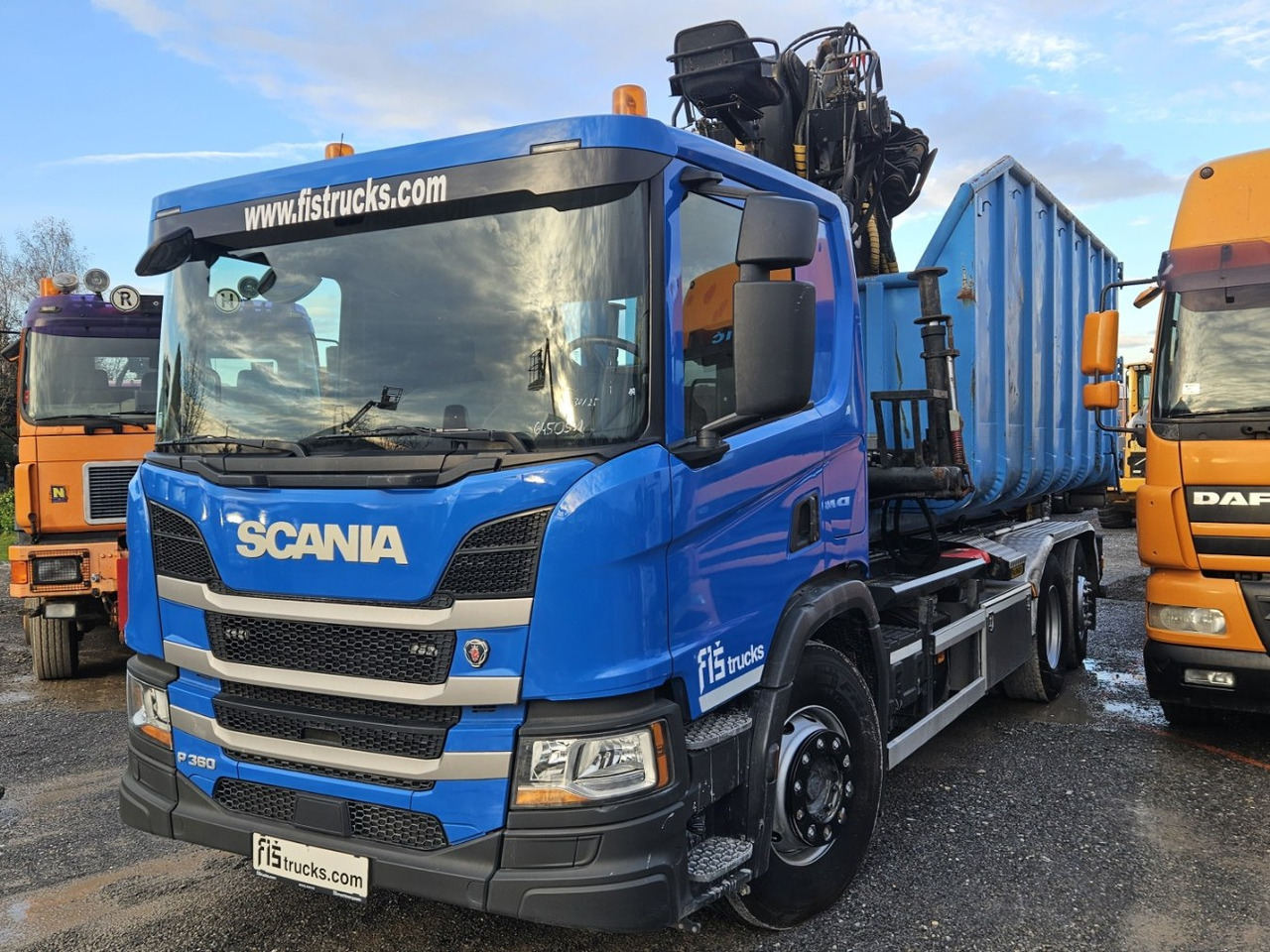 Scania P 360 6x2 palfinger abroll tipper - steering axle - Kamion za prevoz kontejnera/ Kamion sa promenjivim sandukom: slika 1 Scania P 360 6x2 palfinger abroll tipper - steering axle - Kamion za prevoz kontejnera/ Kamion sa promenjivim sandukom: slika 1