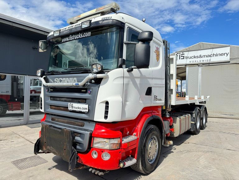 Scania R400 6x4 abroll tipper + plato - Kamion za prevoz kontejnera/ Kamion sa promenjivim sandukom: slika 1 Scania R400 6x4 abroll tipper + plato - Kamion za prevoz kontejnera/ Kamion sa promenjivim sandukom: slika 1