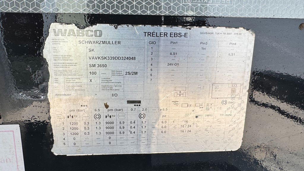 Poluprikolica istovarivača Schwarzmüller 3-Axle Tipper Trailer - hardox: slika 14