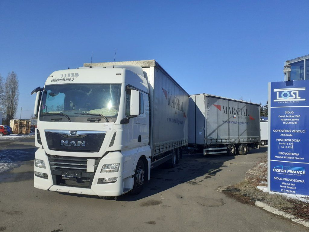 MAN TGX24.510 EURO 6 6x2 + Wecon - Kamion sa ceradom: slika 1 MAN TGX24.510 EURO 6 6x2 + Wecon - Kamion sa ceradom: slika 1