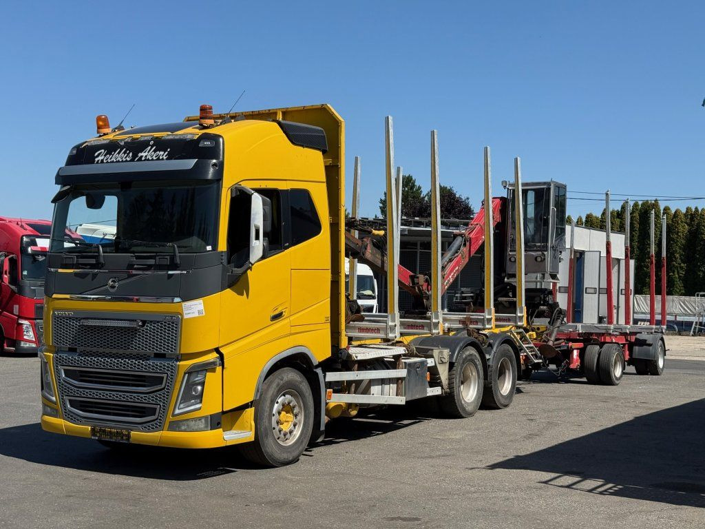 Volvo FH 16 750 6x4 + Fliegl - Šticar, Kamion sa dizalicom: slika 1 Volvo FH 16 750 6x4 + Fliegl - Šticar, Kamion sa dizalicom: slika 1