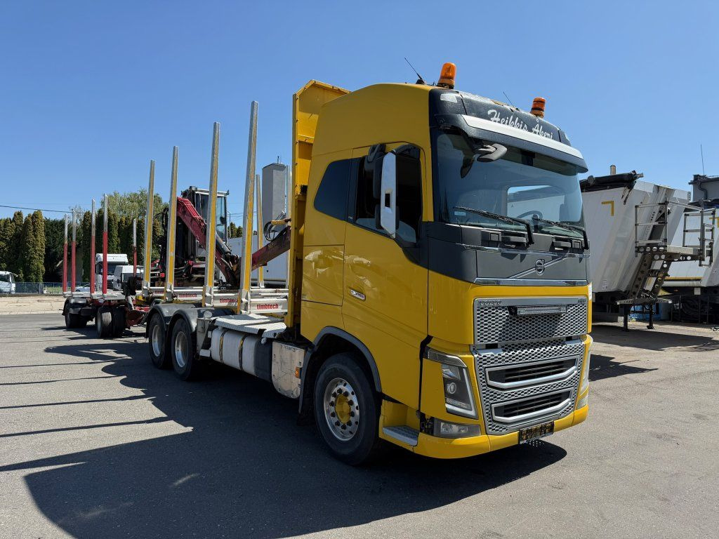 Volvo FH 16 750 6x4 + Fliegl - Šticar, Kamion sa dizalicom: slika 2 Volvo FH 16 750 6x4 + Fliegl - Šticar, Kamion sa dizalicom: slika 2
