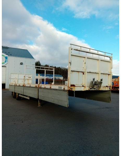 Trailor 2 axles / Full steel - rail side/ridelles - Plato poluprikolica: slika 3 Trailor 2 axles / Full steel - rail side/ridelles - Plato poluprikolica: slika 3
