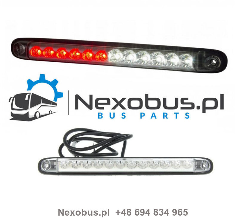 Lampa tył przeciwmgielna/cofania Vanhool TX biały klosz - Zadnja svetla za Autobus: slika 1 Lampa tył przeciwmgielna/cofania Vanhool TX biały klosz - Zadnja svetla za Autobus: slika 1