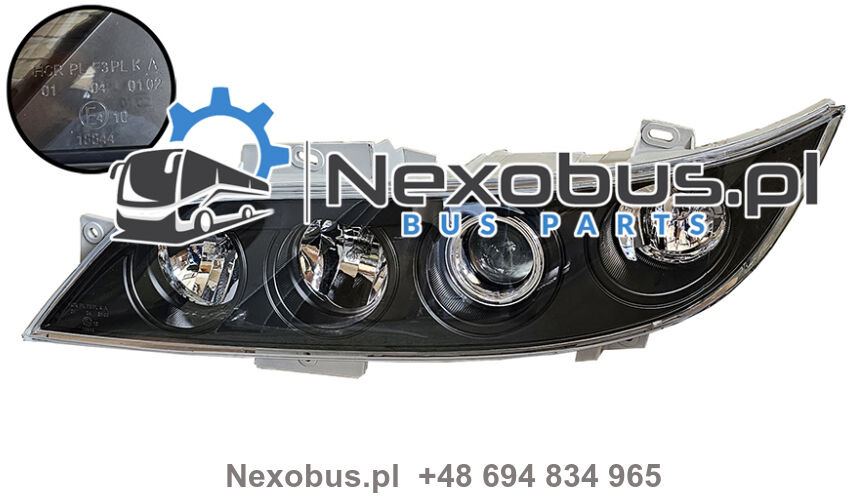 Reflektor Neoplan Skyliner Cityliner Starliner lewy czarne szkło - Prednja svetla za Autobus: slika 1 Reflektor Neoplan Skyliner Cityliner Starliner lewy czarne szkło - Prednja svetla za Autobus: slika 1