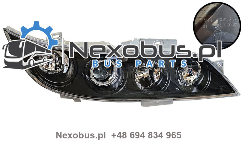 Reflektor Neoplan Skyliner Cityliner Starliner prawy czarne szkło - Prednja svetla za Autobus: slika 1 Reflektor Neoplan Skyliner Cityliner Starliner prawy czarne szkło - Prednja svetla za Autobus: slika 1