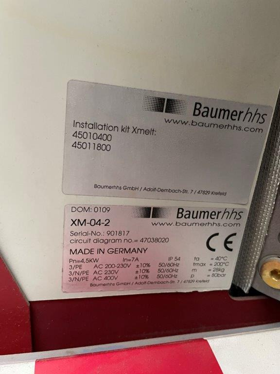 Baumer HHS PreMelter XMelt XM-04-2200 - Mašina za uvezivanje knjiga: slika 2 Baumer HHS PreMelter XMelt XM-04-2200 - Mašina za uvezivanje knjiga: slika 2