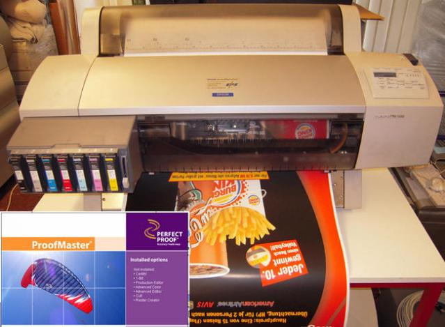 Epson 7600 Stylus Pro proofing system with ProofMaster Rip - Mašina za digitalnu štampu: slika 1 Epson 7600 Stylus Pro proofing system with ProofMaster Rip - Mašina za digitalnu štampu: slika 1