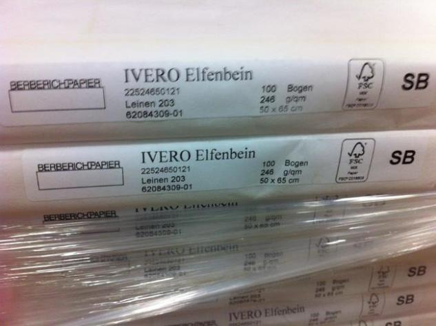 Fine paper Ivero ivory board linen - Štamparska mašina: slika 2 Fine paper Ivero ivory board linen - Štamparska mašina: slika 2
