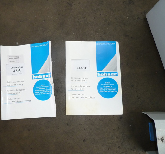 HOHNER EXACT multi-head block and booklet wire stapling machine for normal stapling - Štamparska mašina: slika 3 HOHNER EXACT multi-head block and booklet wire stapling machine for normal stapling - Štamparska mašina: slika 3