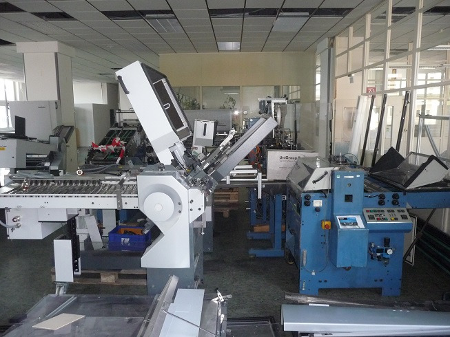 Heidelberg Stahlfolder PFH-82 pallet feeder with SSP-82 slitter shaft station - Savijačica papira: slika 1 Heidelberg Stahlfolder PFH-82 pallet feeder with SSP-82 slitter shaft station - Savijačica papira: slika 1