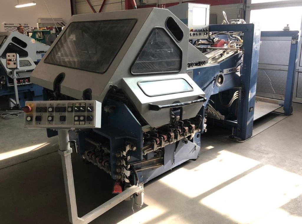 Semi-automatic adjustable combination folding machine MBO K 800.1-SKTL-4-FP from Bj. 2003 - Savijačica papira: slika 1 Semi-automatic adjustable combination folding machine MBO K 800.1-SKTL-4-FP from Bj. 2003 - Savijačica papira: slika 1