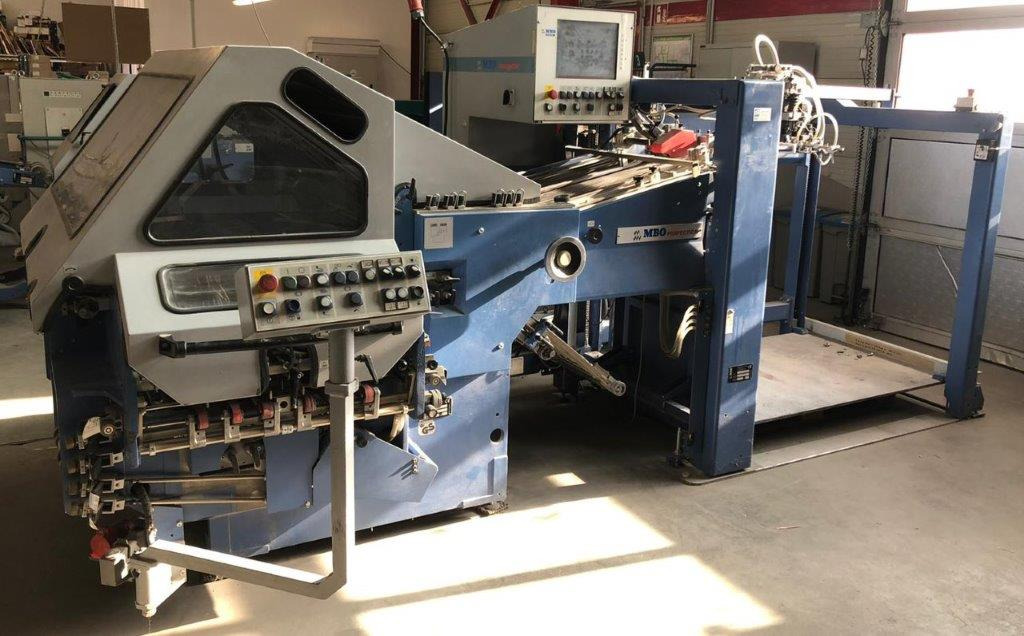Semi-automatic adjustable combination folding machine MBO K 800.1-SKTL-4-FP from Bj. 2003 - Savijačica papira: slika 2 Semi-automatic adjustable combination folding machine MBO K 800.1-SKTL-4-FP from Bj. 2003 - Savijačica papira: slika 2