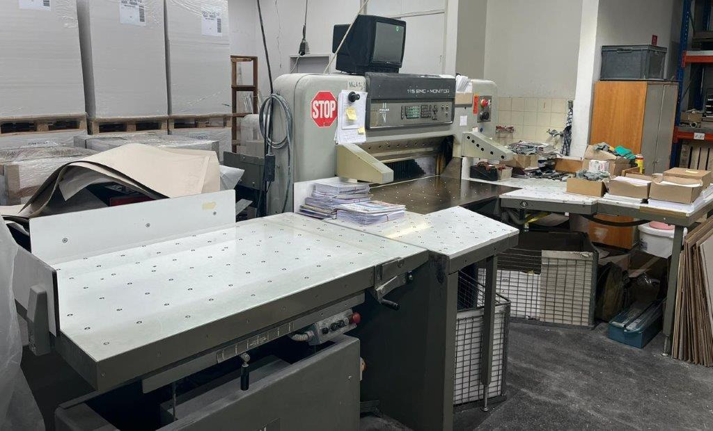 Mašina za rezanje papira small cutting flowline Polar Mohr with Cutter 115 EM-Mon, Lift, Jogger: slika 7