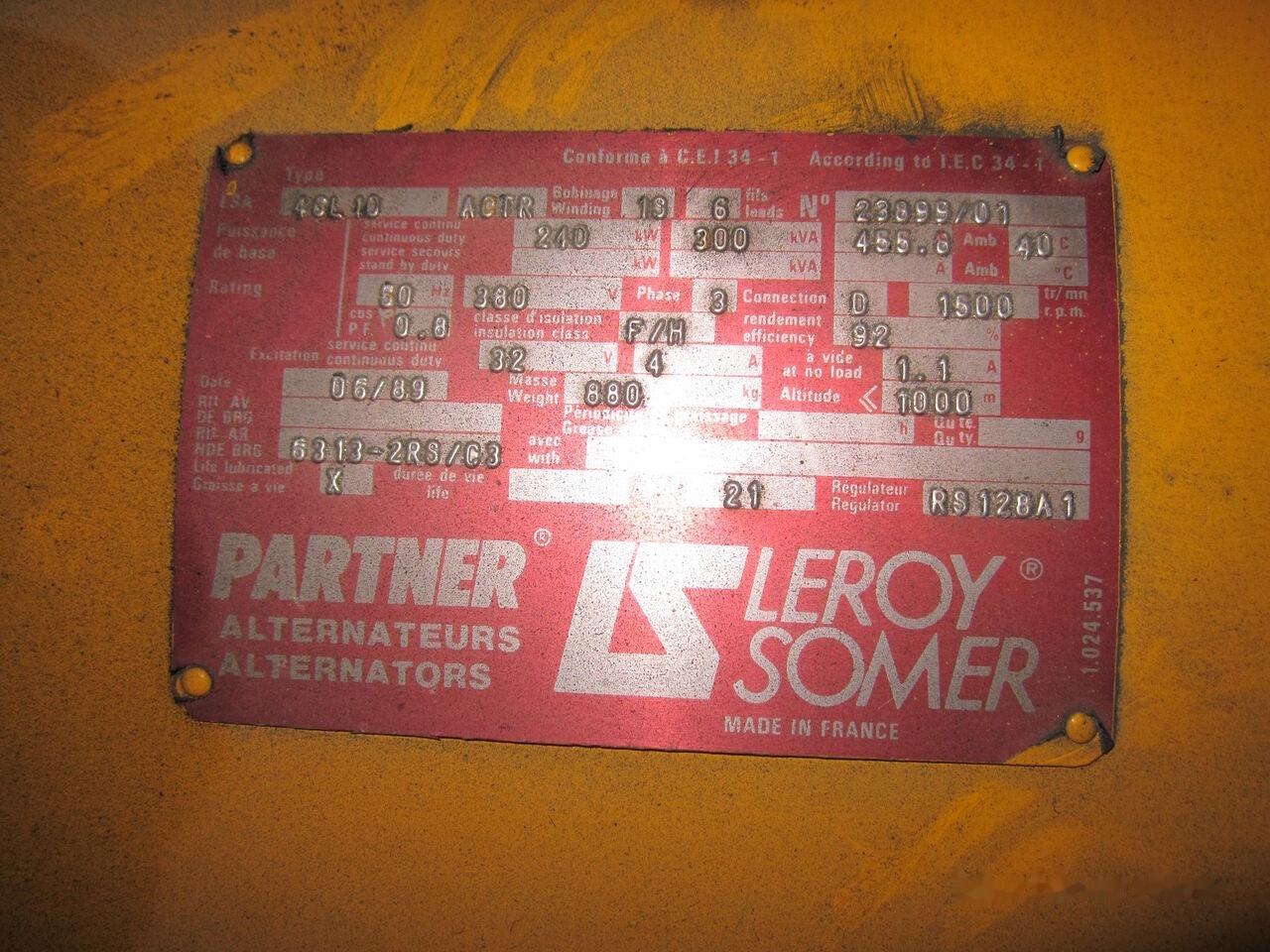 SDMO 330 kVa Cummins NT855-G6 - Set generatora: slika 5 SDMO 330 kVa Cummins NT855-G6 - Set generatora: slika 5