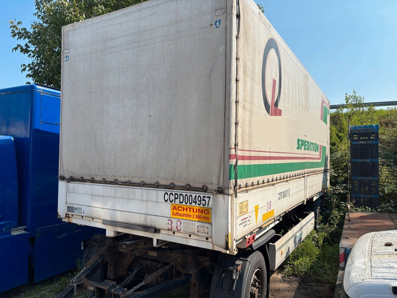 Krone AZ Alubordwände/Luft/Scheibe/BPW - Prikolica sa ceradom: slika 1 Krone AZ Alubordwände/Luft/Scheibe/BPW - Prikolica sa ceradom: slika 1