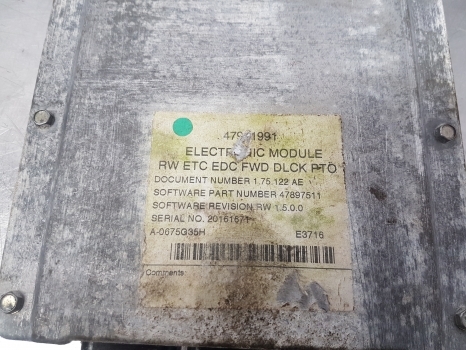 New Holland T5.95, T4, T5, Case Farmall Xcm W/edc, Ecu 47911991, 47381697 - Upravljačka jedinica za Poljoprivredna mašina: slika 3 New Holland T5.95, T4, T5, Case Farmall Xcm W/edc, Ecu 47911991, 47381697 - Upravljačka jedinica za Poljoprivredna mašina: slika 3