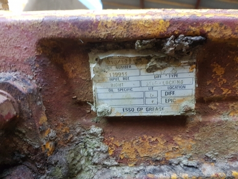 Sanderson Telehandler Front Axle Beam Carraro 710/19 117842, 18381 - Prednja osovina za Teleskopski upravljač: slika 3 Sanderson Telehandler Front Axle Beam Carraro 710/19 117842, 18381 - Prednja osovina za Teleskopski upravljač: slika 3
