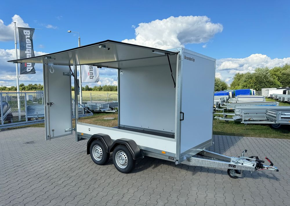 BRENDERUP Cargo CD300TB 300x155x185 cm 2000 kg drzwi + klapa - Prikolica sa zatvorenim sandukom: slika 1 BRENDERUP Cargo CD300TB 300x155x185 cm 2000 kg drzwi + klapa - Prikolica sa zatvorenim sandukom: slika 1