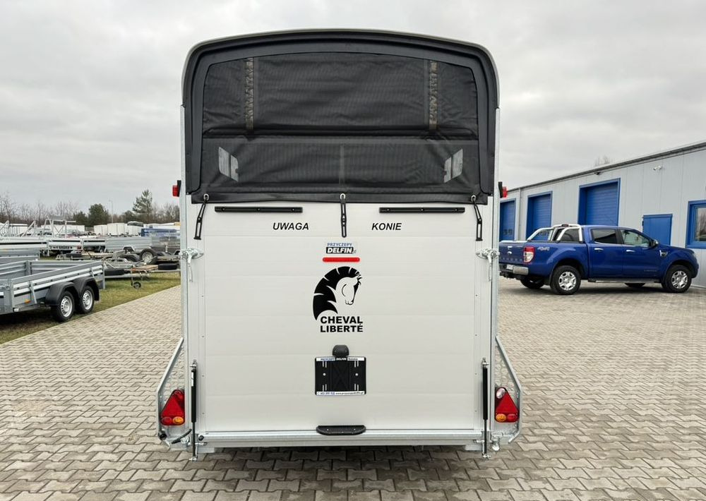Prikolica za konje novi Cheval Liberte Touring Country XL przyczepa na dwa konie | duża siodlarnia | drzwi boczne | rampa przednia | 387×179 cm | ALUMINIOWA | Debon | dostawa | mocna i solidna |: slika 15