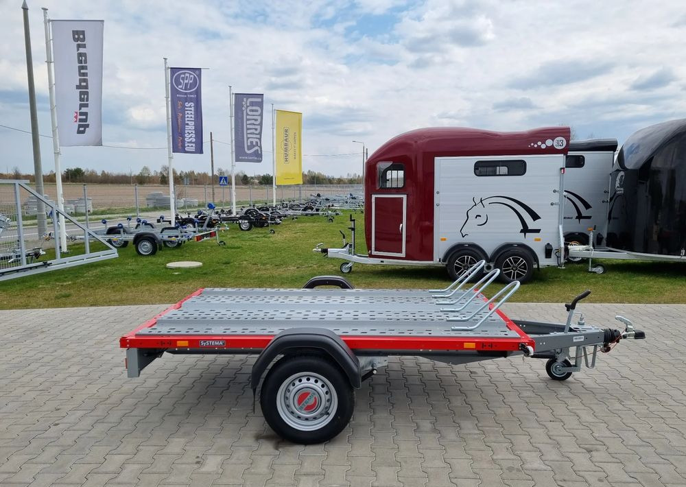 STEMA Stema STM 02 10-25-15.1 red | 251x153 cm 3 motocykle | DMC 1000kg - Prikolica za motor: slika 3 STEMA Stema STM 02 10-25-15.1 red | 251x153 cm 3 motocykle | DMC 1000kg - Prikolica za motor: slika 3