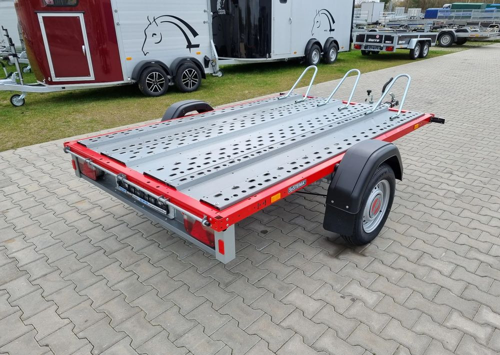 STEMA Stema STM 02 10-25-15.1 red | 251x153 cm 3 motocykle | DMC 1000kg - Prikolica za motor: slika 4 STEMA Stema STM 02 10-25-15.1 red | 251x153 cm 3 motocykle | DMC 1000kg - Prikolica za motor: slika 4