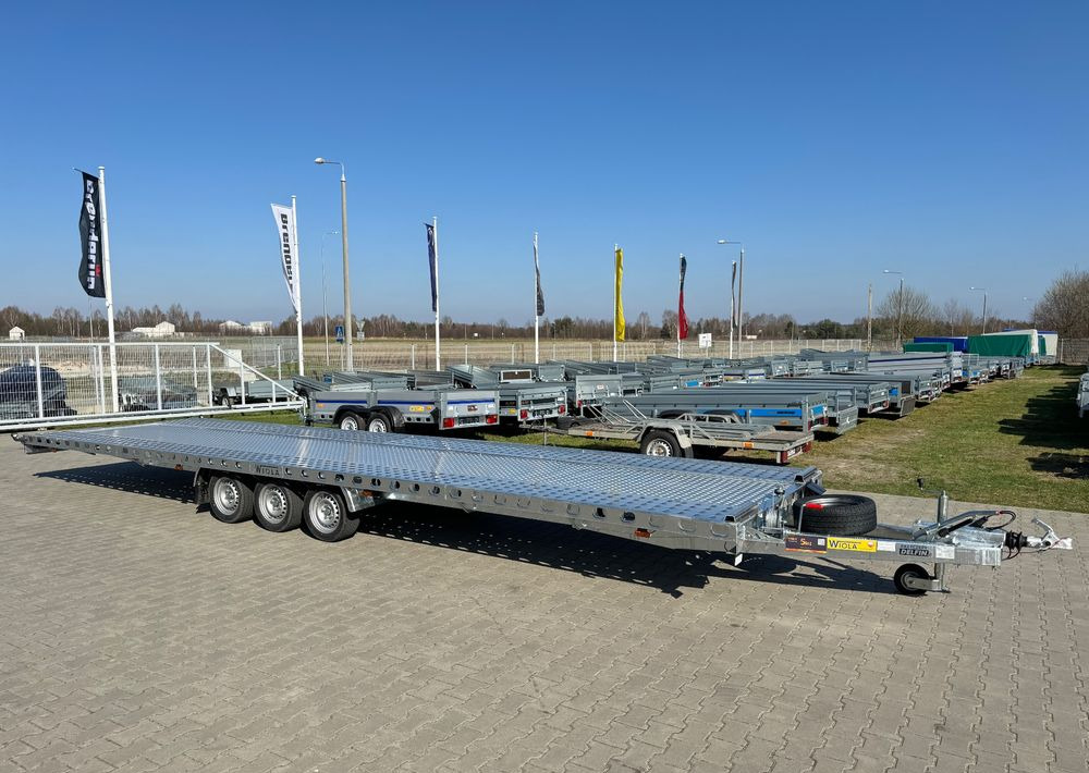 Wiola L35G85 | 844x204 cm | 3500kg | wypełnienie blachą - Prikolica za prevoz automobila: slika 1 Wiola L35G85 | 844x204 cm | 3500kg | wypełnienie blachą - Prikolica za prevoz automobila: slika 1