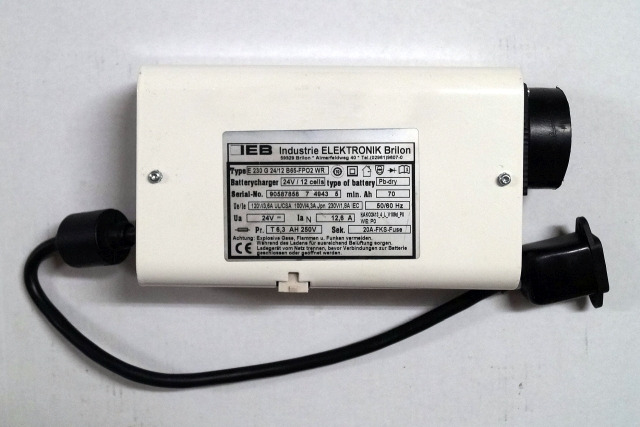 IEB 90587858 | IEB charger EFG 230 G 24/12 B65-FP02 WR 24V12,6A 220V 50/60Hz fro - Baterija za Oprema za rukovanje materijalima: slika 1 IEB 90587858 | IEB charger EFG 230 G 24/12 B65-FP02 WR 24V12,6A 220V 50/60Hz fro - Baterija za Oprema za rukovanje materijalima: slika 1