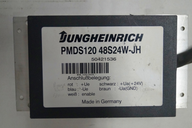 Jungheinrich 50421536 | Transformer 48-24V PMDS120 48 S24W JH sn. MTM1434135532 Transformer 48-24V PMDS120 48 S24W JH sn. MTM1434135532 - Električni sistem za Oprema za rukovanje materijalima: slika 2 Jungheinrich 50421536 | Transformer 48-24V PMDS120 48 S24W JH sn. MTM1434135532 Transformer 48-24V PMDS120 48 S24W JH sn. MTM1434135532 - Električni sistem za Oprema za rukovanje materijalima: slika 2