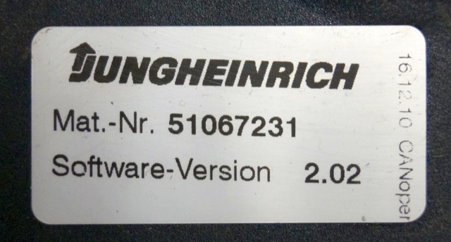 Jungheinrich 51033235 | Rij regeling Drive controller AS2412i index C Sw. 1,05 5 - Upravljačka jedinica za Oprema za rukovanje materijalima: slika 5 Jungheinrich 51033235 | Rij regeling Drive controller AS2412i index C Sw. 1,05 5 - Upravljačka jedinica za Oprema za rukovanje materijalima: slika 5