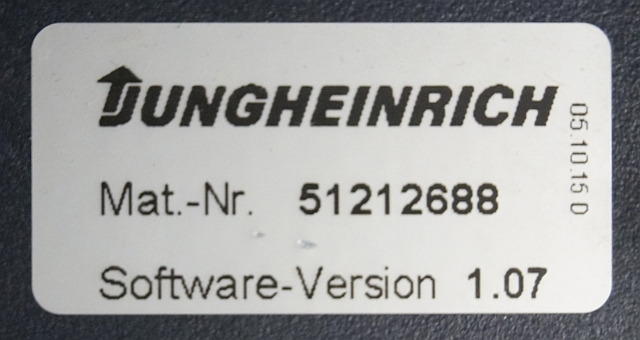 Jungheinrich 51159321 | Rij/hef regeling drive/lifting controller AS4814Ik Index - Upravljačka jedinica za Oprema za rukovanje materijalima: slika 5 Jungheinrich 51159321 | Rij/hef regeling drive/lifting controller AS4814Ik Index - Upravljačka jedinica za Oprema za rukovanje materijalima: slika 5