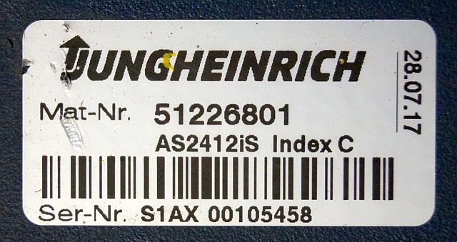 Jungheinrich 51226801 | Rij/hef/stuur regeling drive/lift/steering controller A - Upravljačka jedinica za Oprema za rukovanje materijalima: slika 2 Jungheinrich 51226801 | Rij/hef/stuur regeling drive/lift/steering controller A - Upravljačka jedinica za Oprema za rukovanje materijalima: slika 2